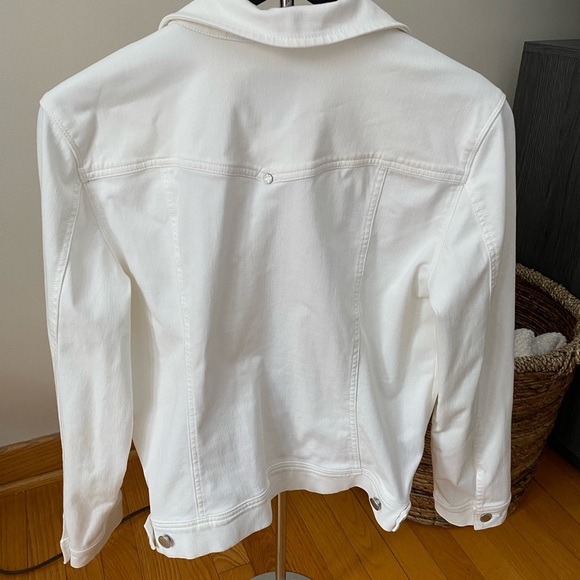 Liverpool White Jacket with Label Detail - Picture 2 of 5